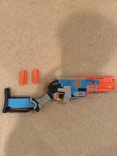 NERF Zombie Strike Sledgefire Blaster Dart Gun Shotgun 2 Shells