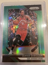2018 Panini Prizm Demar Derozan Green Prizm All Star 271 MINT
