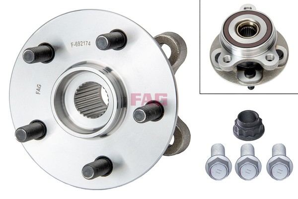 Radlagersatz FÜR Toyota Yaris ( P21 , PA1 , PH1 ) - Schaeffler FAG 713 6215 20-image