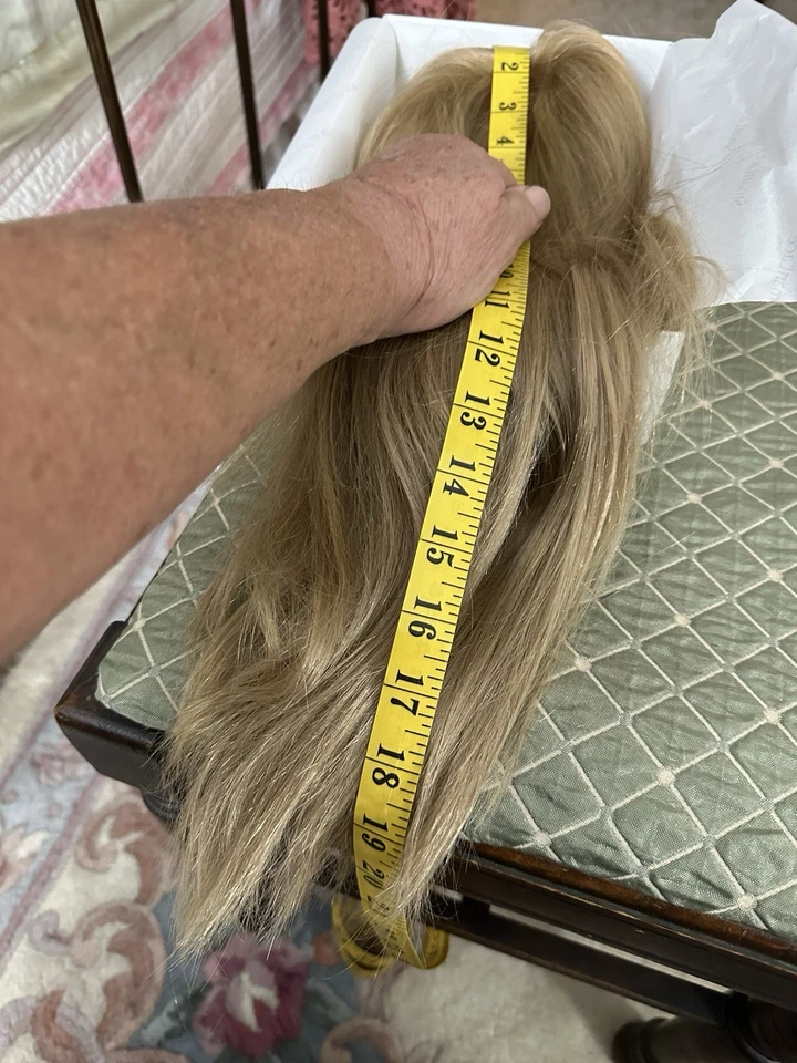 Jon Renau 智能花边金发人类头发假发手工绑以前拥有 — 第 4/4 张图片