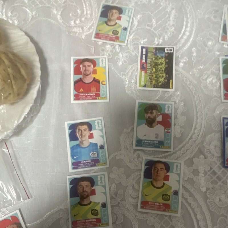 Panini FIFA World Cup Qatar 2022 Sticker Lot Player Portraits Teams England