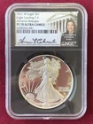 2021-W American Silver Eagle T-2 NGC PF70 Ultra Cameo Anna Cabral Signature