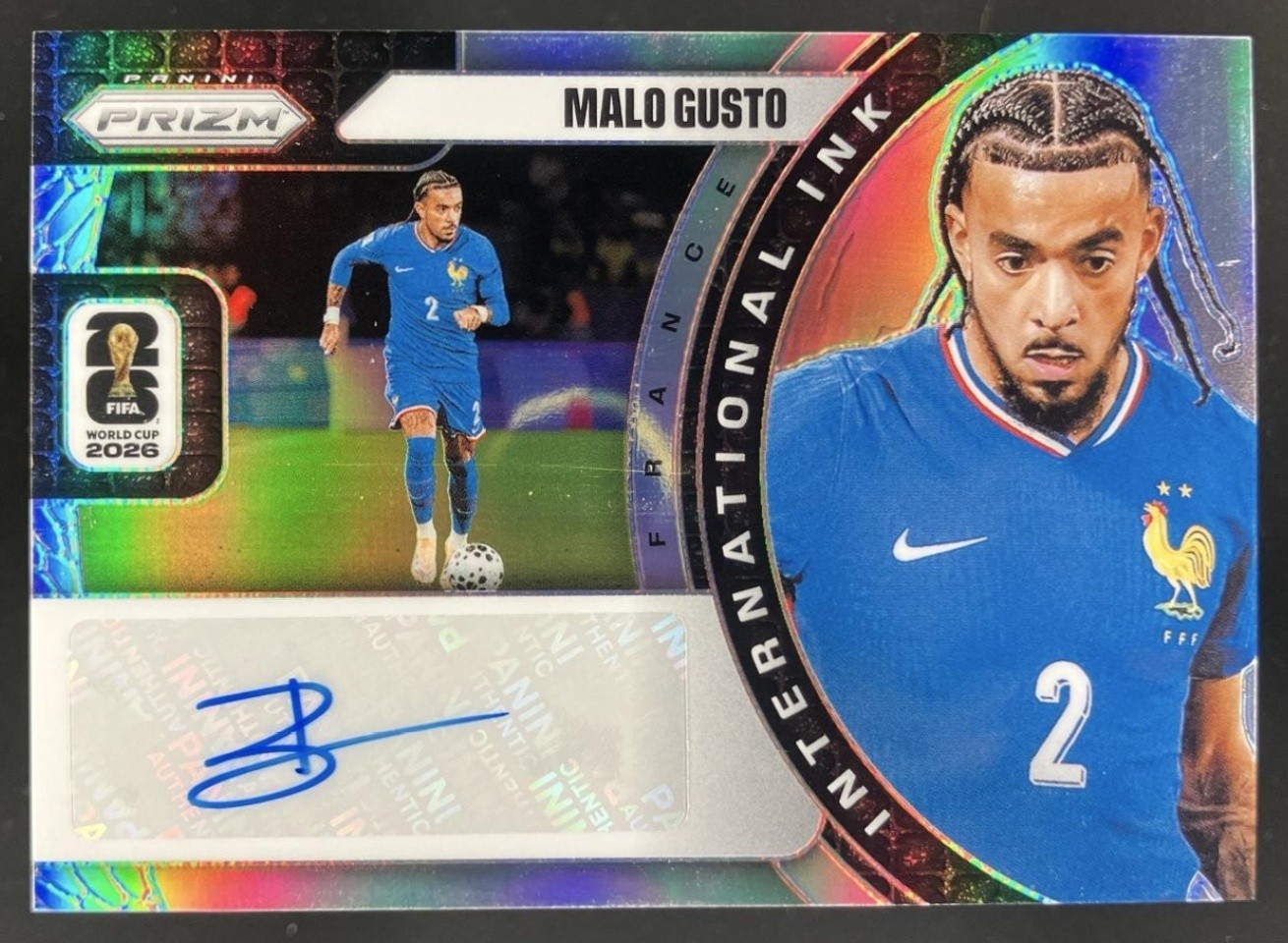 2026 Prizm World Cup Malo Gusto International Ink Silver /199 Auto