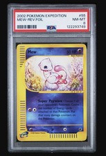 Pokémon Expedition Base Set Mew Reverse Holo 55/165 PSA 8 Rare 2002 POP:167 on eBay