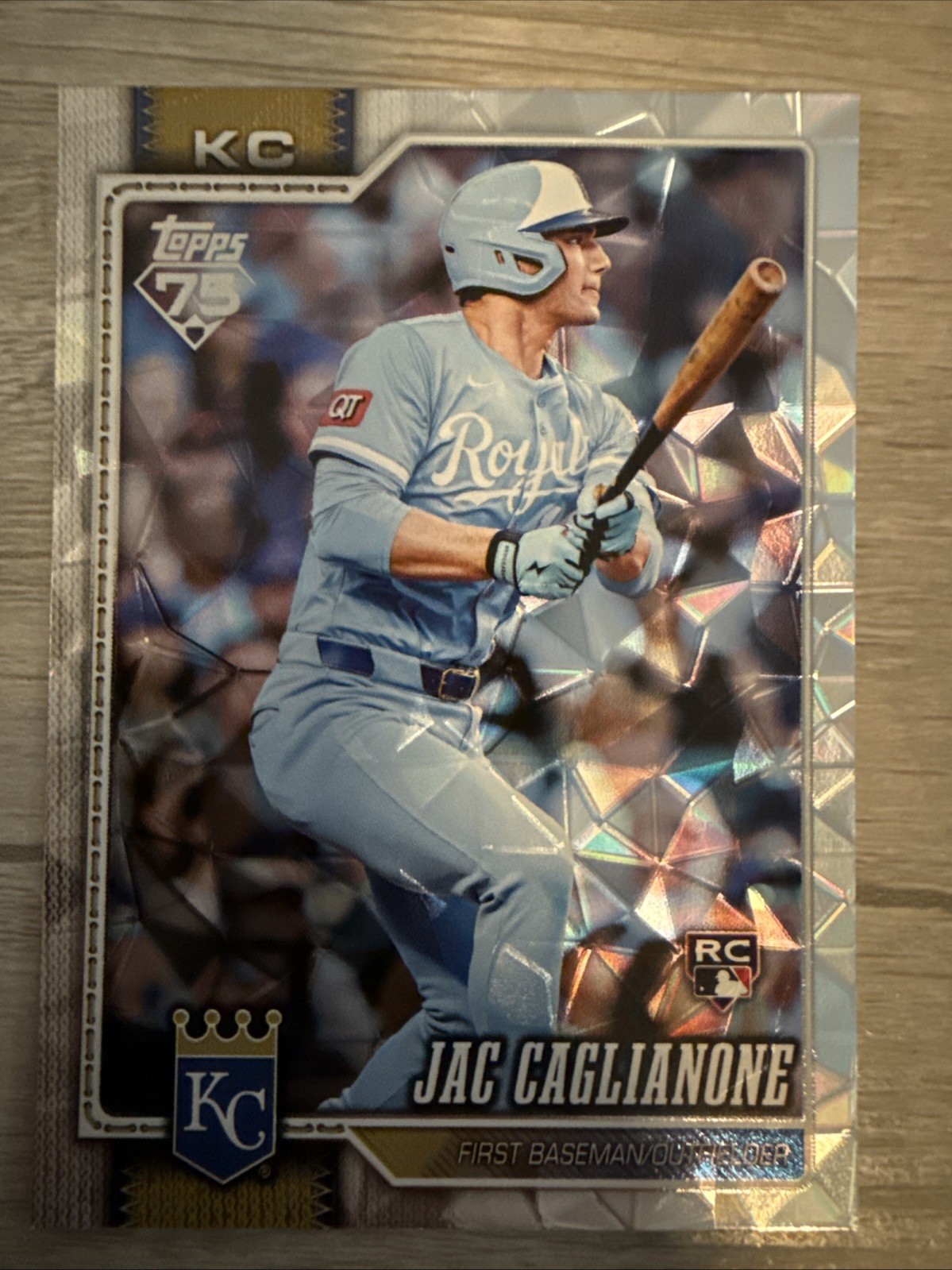 2026 Topps Jac Caglianone RC Diamante Foil Rookie #138 Royals