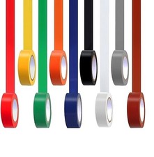 9 Pack Coloured Electrical Tape, Electrical Tape Colours Water, Sun, and Oil Res