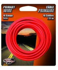 Coleman Cable 55668233 16-Gauge 24-Foot Automotive Copper Wire, Blue