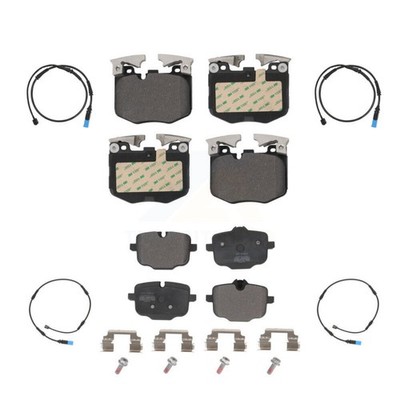Positive Plus KPW-100262 Brake Pad Sets 4-Wheel Set Front & Rear for BMW X5 X7