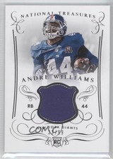 2014 Panini National Treasures Materials 33/99 Andre Williams #M-AW 5x8