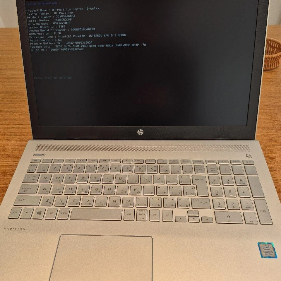 HP PAVILION 15-cc109TU Intel Core i5-8250U SSD 128GB HDD 1TB RAM 8GB Win 11 Home - Image 3 of 4