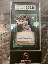 2024 Bowman Chrome Sapphire Auto Jacob Wilson #BSPA-JWI /99 SGC 9.5 Auto 10 
