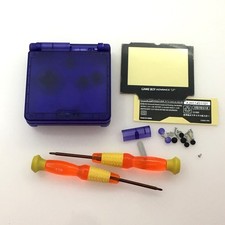 Clear Royal Blue Shell Housing Case Cover For Nintendo Gameboy Advance SP GBA SP