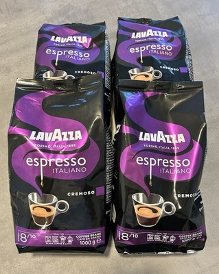 Lavazza Espresso Italiano Cremoso | 4 x 1kg | Intensität 8/10, MHD 02/28