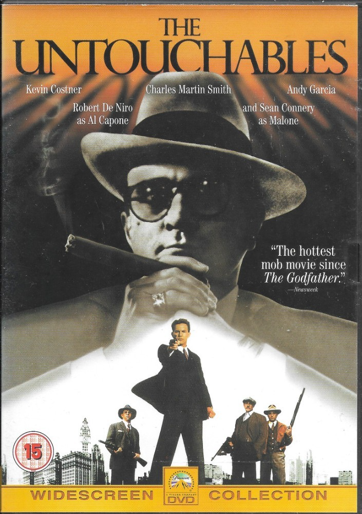 The Untouchables DVD Kevin Costner -Andy Garcia-Sean Connery-Robert De Niro