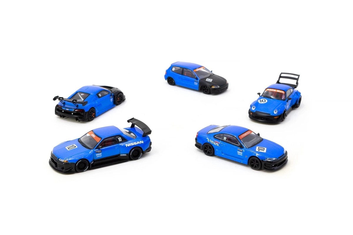 1:64 Diecast Model Car Tarmac Works 10th Anniversary 5 Car Set | eBay