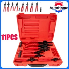 Snap Ring Pliers Set Circlips Auto Pliers Internal External Pliers 11PCS