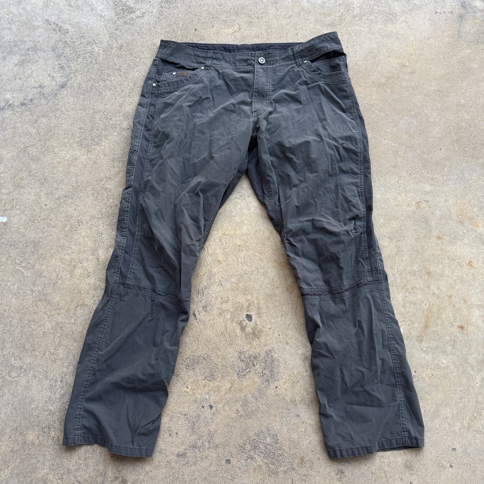 Kuhl Mens Radikl Gray 40x32 Outdoor Hiking Utility Pants