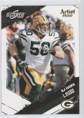 2009 Score Inscriptions Artist Proof 24/32 AJ Hawk #103 0f8