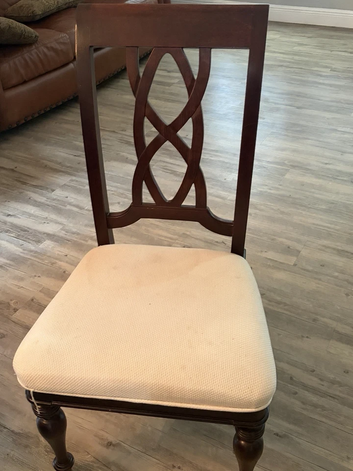 dining room set 6 chairs 3 Leafs And Full Size Sideboard Stanley - Image 2 of 4