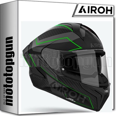 AIROH FULL FACE MOTORCYCLE HELMET MATRYX MXSE33 SENTINEL MATTE GREEN XL