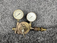 Antique Pat 1943 Brass Reg-o-lator NCG 1842236 Regulator Gauge Assembly