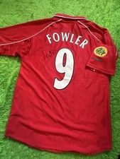 Robbie Fowler Signed Liver Pool Shirt with COA Proof