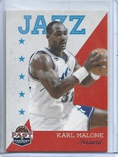 Karl Malone 2011-12 Panini Past and Present Basketball Card #84-Utah Jazz