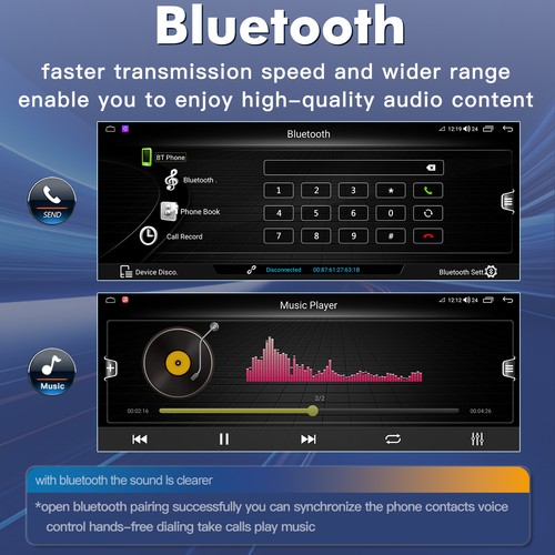 8.8" Wireless Carplay Touchscreen GPS Android Headunit for Audi A4/RS4 2009-2012 - Bild 9 von 12