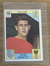 Panini 1970 Mexico 70 Sticker .Peter Bonetti (England)Near Mint Original.Unused 