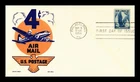 DR JIM STAMPS US CARD AIR MAIL 4C FIRST DAY ISSUE SCOTT C48 BOLL CACHET CRAFT
