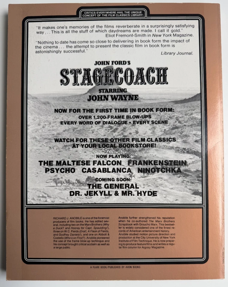 Filmbuch - Richard J. Anobile - John Ford´s STAGECOACH starring John Wayne, Kino - Bild 2 von 4