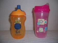 mixed     Cup lot  Sippy cup 2  with handles     box win