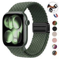 Magnetic Nylon Strap Band For Apple Watch Series 11 10 9 8 7 6 5 SE Ultra 3 2 UK
