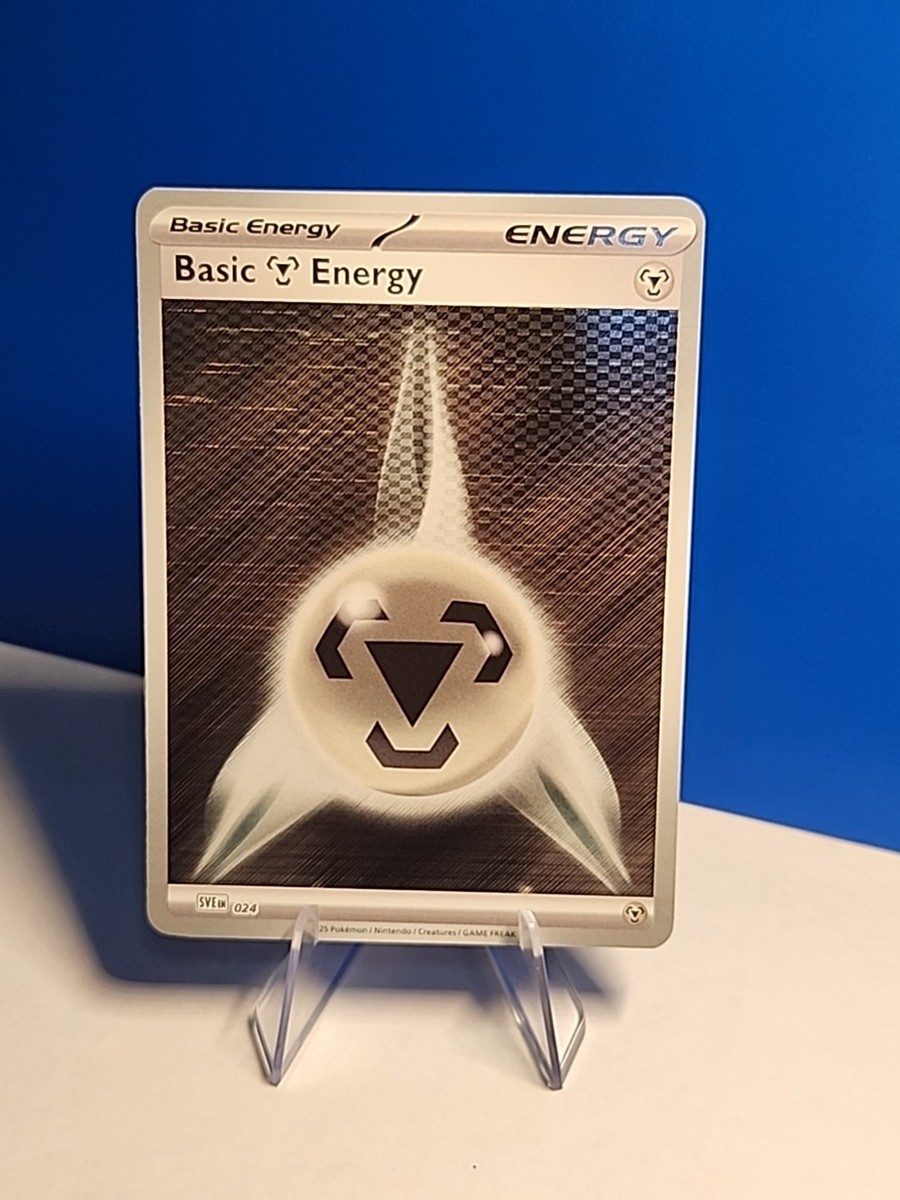 Metal Energy - 024 (Horizontal Holo) - Black Bolt & White Flare