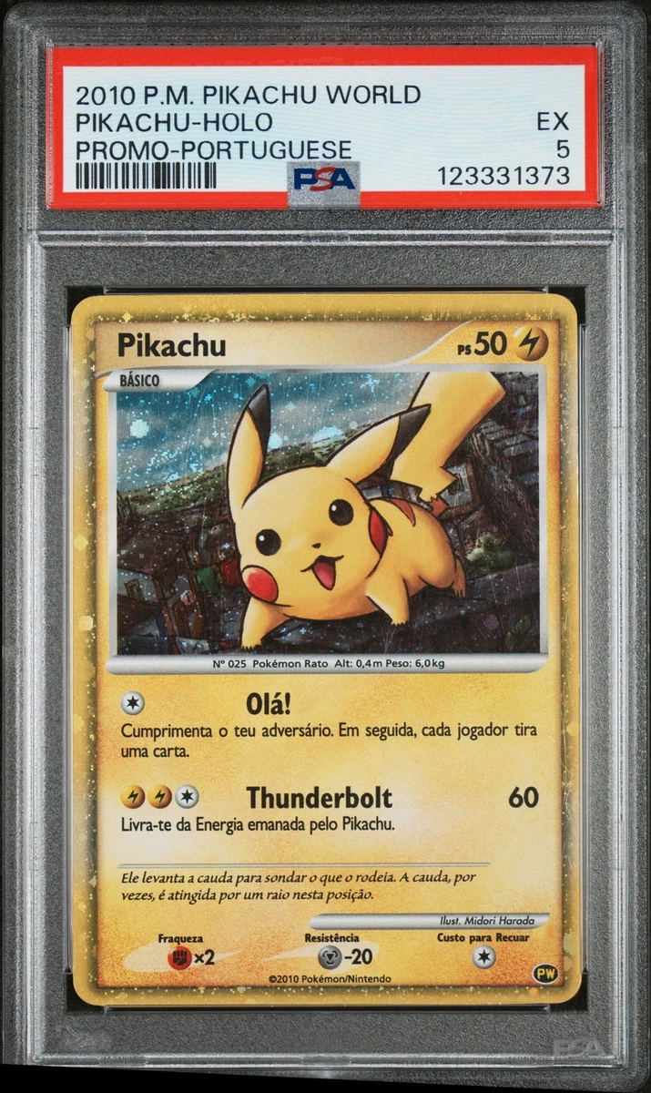 Pikachu Pokémon TCG Individual Collectible Card Game Cards in