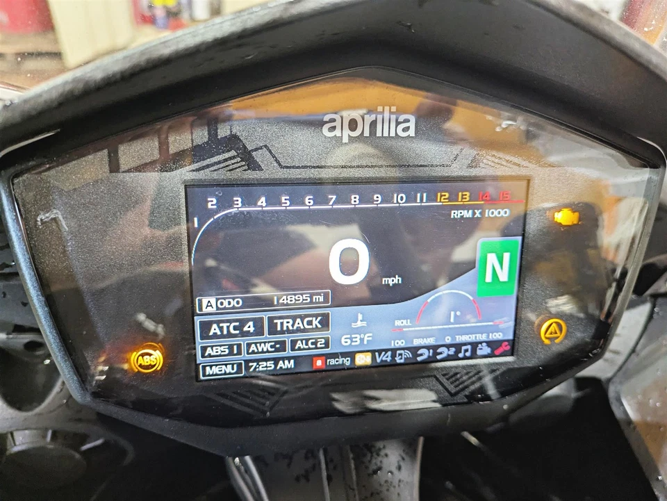 2018 Aprilia RSV4 RR Speedometer Cdi Ignition Switch Key Set 858580 2D000556 - Image 2 of 4