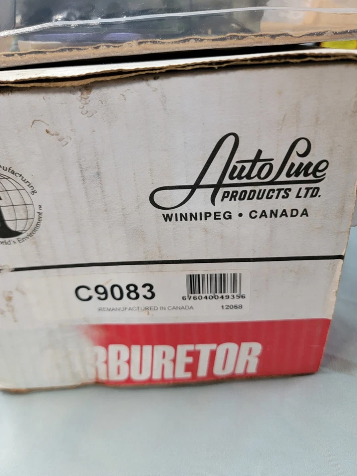 CARBURADOR AUTOLINE C9083 REMAN Foto 2 de 4