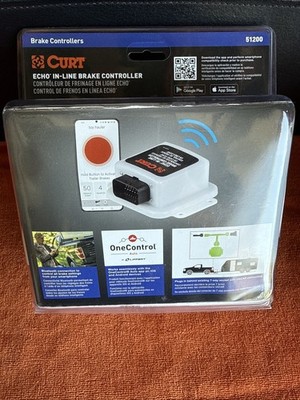 CURT Echo In-Line Trailer Brake Controller With Bluetooth Connection Part# 51200
