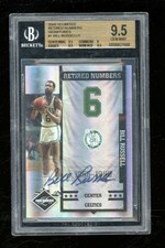 2009-10 Panini Limited Bill Russell Auto Autograph 1/1 BGS 9.5/10 Celtics ZK9872