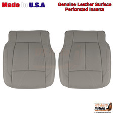 2018-2021 For Ford Expedition Xlt Leather Prf Front Bottom Seat Covers Med Stone