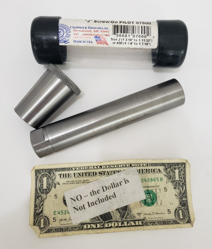 Chadwick & Trefethen Screw-On Pilot Assembly Size J - Model 07600 ----  READ!