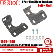 US For Nissan Silvia S14 240SX Kouki Zenki 1995-1998 S13 Headlight Brackets Pair