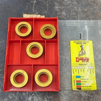 Qty 5 Dorian SW4L-16-C-CP 1x3/8x1/2'' 16 TPI CO-PVD Knurl Wheel Diagonal LH Shldr