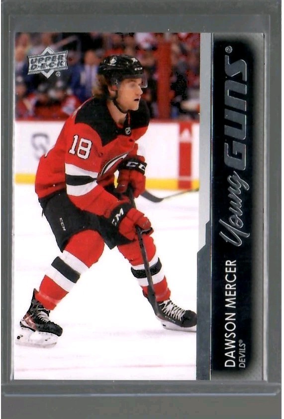 2021-22 Upper Deck #459 Dawson Mercer YG RC New Jersey Devils Rookie Young Guns