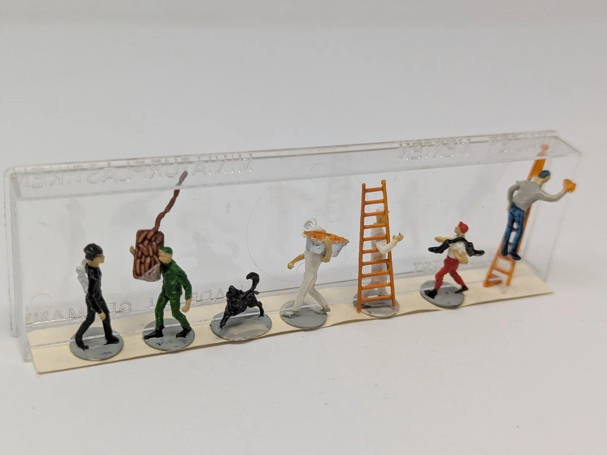 Lot De Figurines Preiser Merten Pour Modélisme Ferroviaire – État Correct
