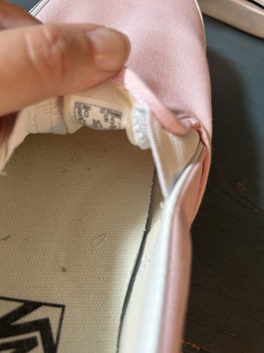 Vans Off-the-Wall Baby Pink Slip On Sneakers | Women’s Size 9.5 - Picture 5 of 8