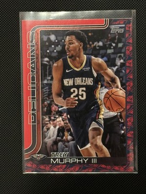 2025-26 Topps Trey Murphy Team Color Border Logo Variation, SSP & Case Hit! 