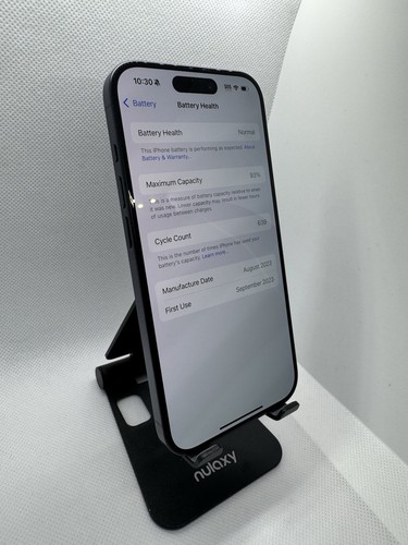 Apple iPhone 15 Pro 128GB (Unlocked) - Blue Titanium - Afbeelding 3 van 5