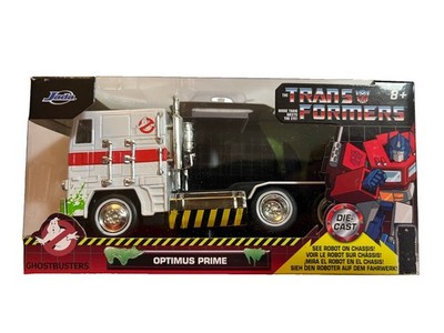 Jada Transformers Ghost Busters Optimus Prime Die Cast Hollywood Rides New