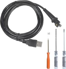 Compatible Nuance Dragon PowerMic III Microphone 9' Straight Cable - Easy Insta